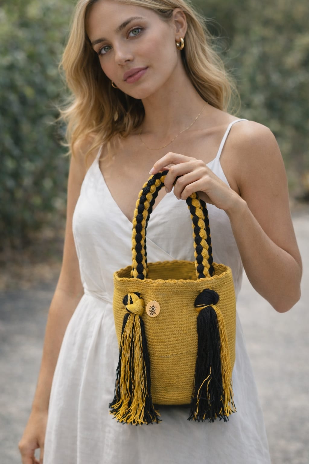 Trenza Handle Mochila Medium