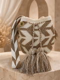Mochila with Decorative Stone Design