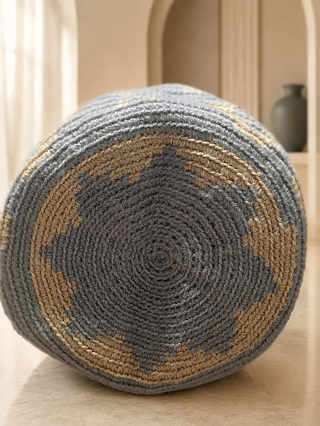 Unique Silk and Cotton Thread Design Small