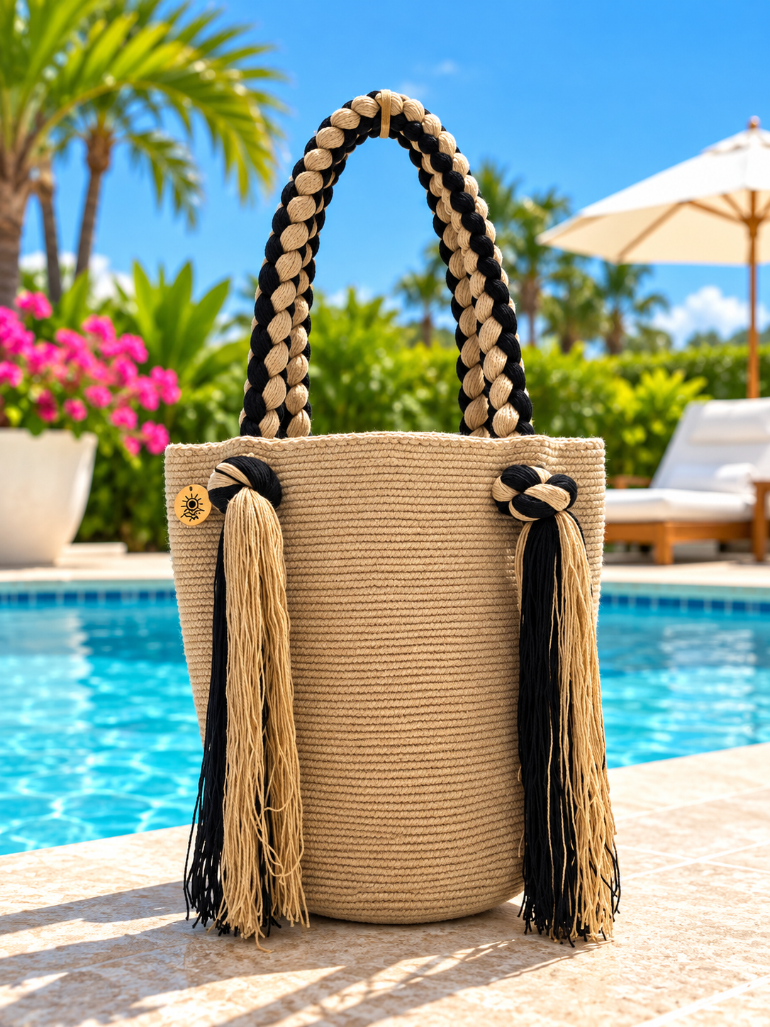 Trenza Handle Mochila Large