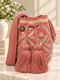 Mochila with Decorative Stone Design Medium