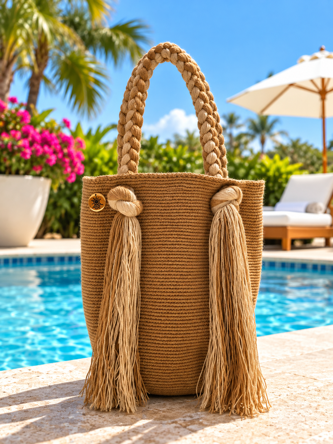 Trenza Handle Mochila Large