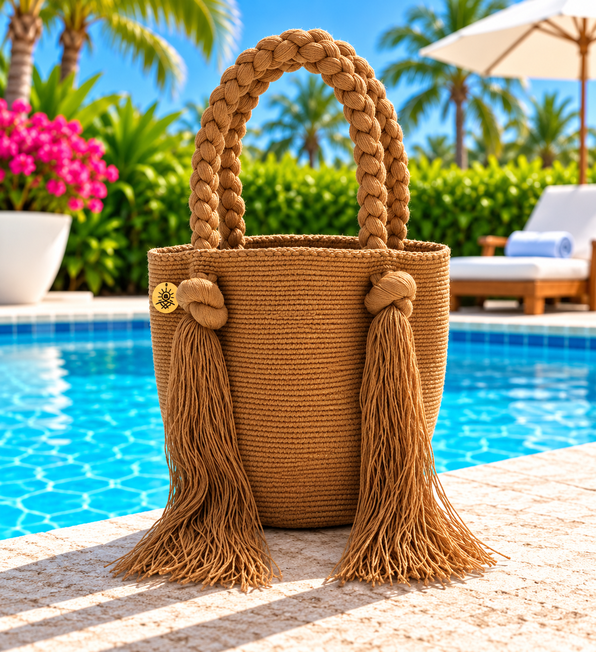 Trenza Handle Mochila Medium