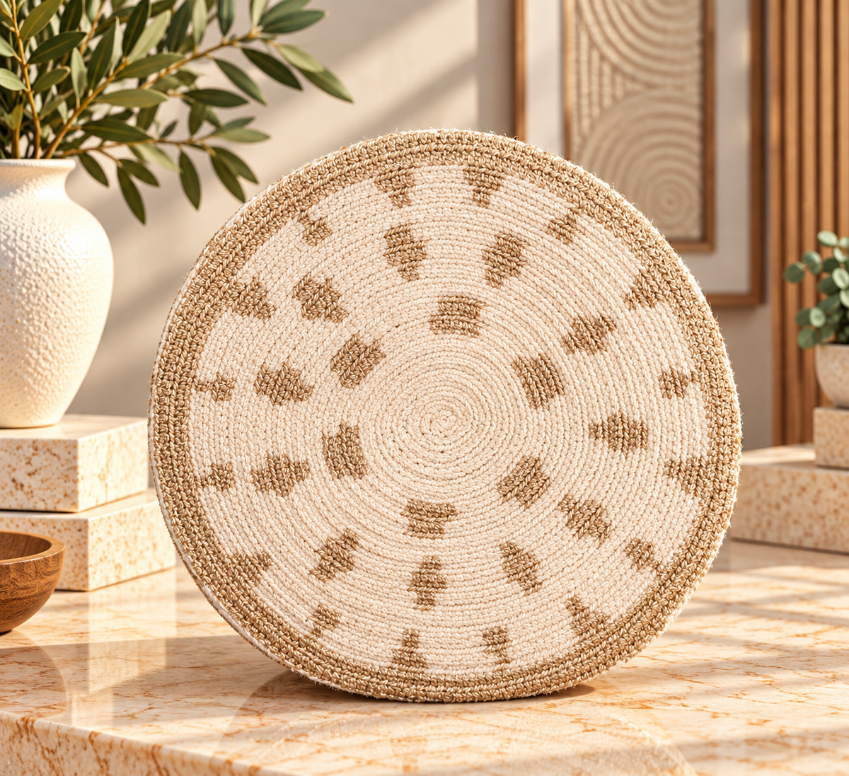 Unique Silk and Cotton Thread Design Medium