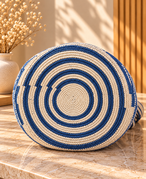 Large Unique Mochila Cotton Design
