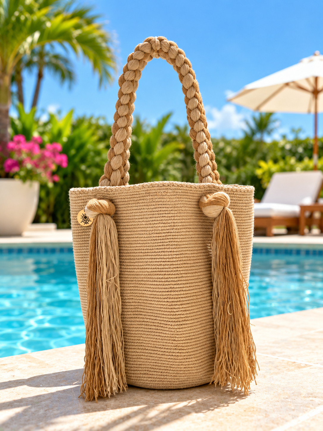 Trenza Handle Mochila Large