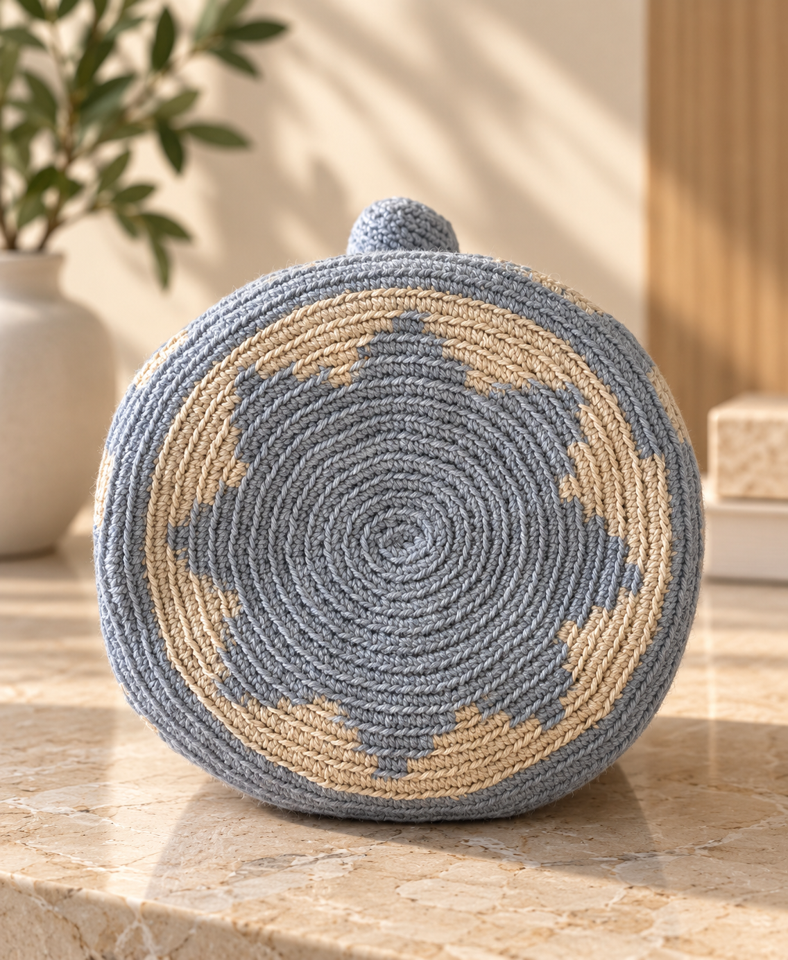 Unique Silk and Cotton Thread Design Small